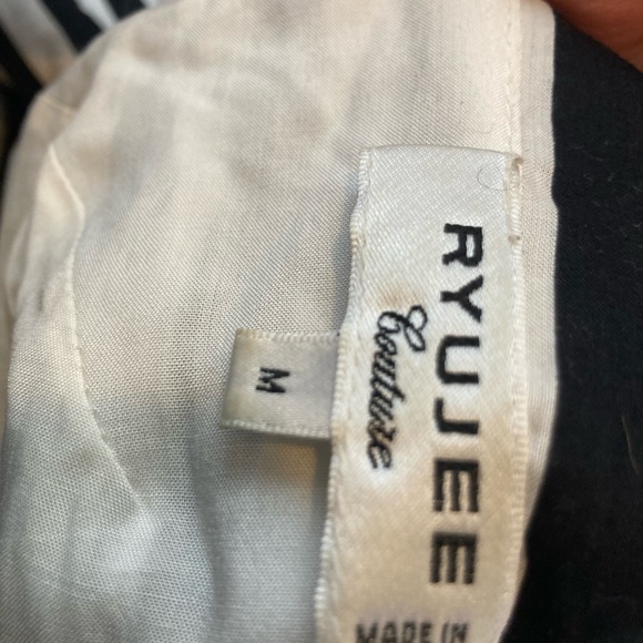 Striped cotton dress size m - Picture 3 of 3